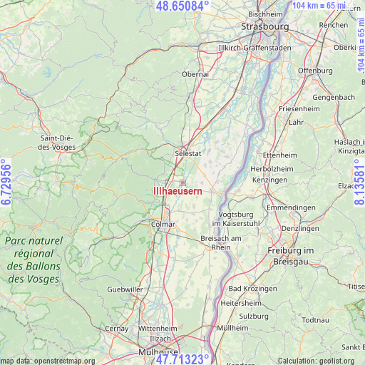 Illhaeusern on map