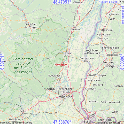 Hattstatt on map