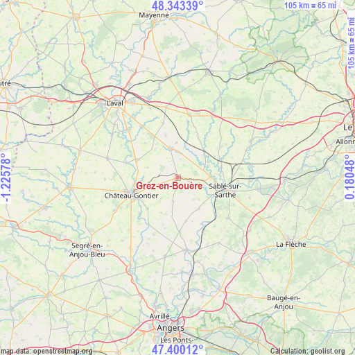 Grez-en-Bouère on map