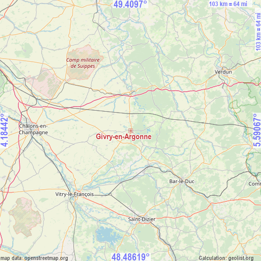 Givry-en-Argonne on map