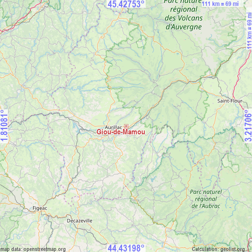 Giou-de-Mamou on map