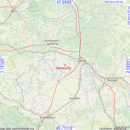 Genouilly on map