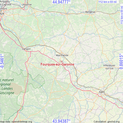 Fourques-sur-Garonne on map