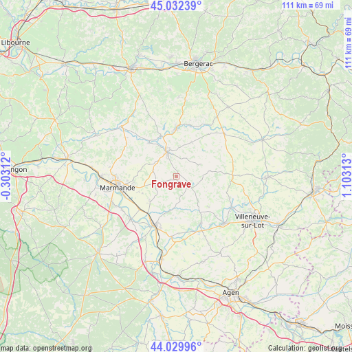 Fongrave on map