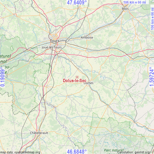 Dolus-le-Sec on map