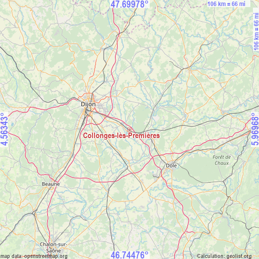 Collonges-lès-Premières on map