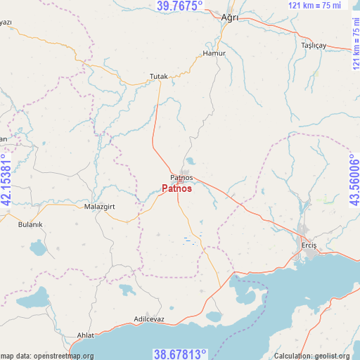 Patnos on map