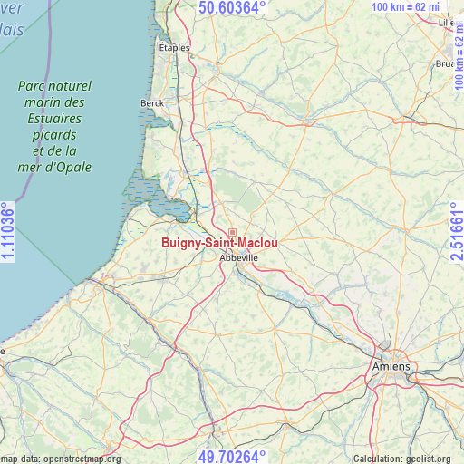 Buigny-Saint-Maclou on map