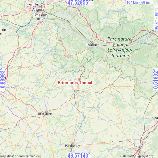 Brion-près-Thouet on map