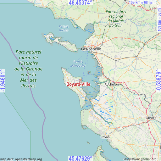 Boyard-Ville on map