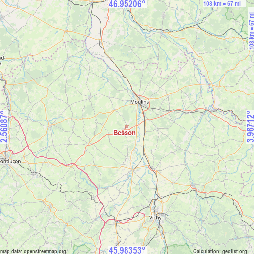 Besson on map