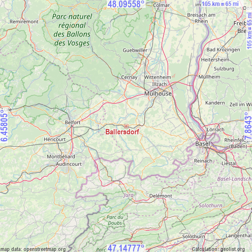 Ballersdorf on map