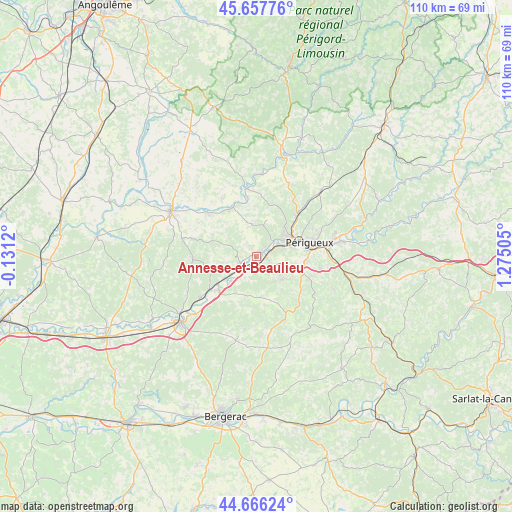 Annesse-et-Beaulieu on map