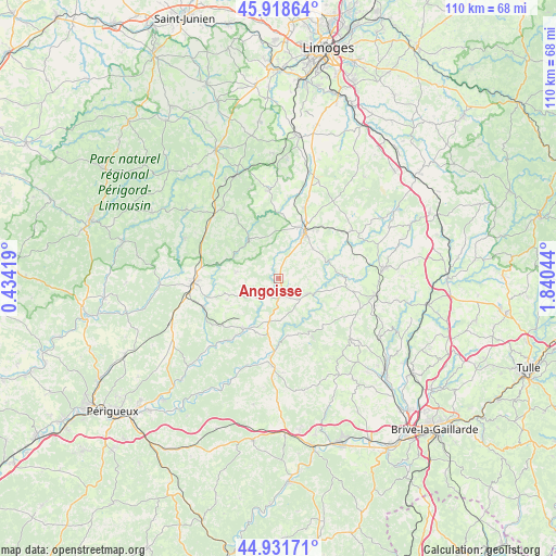 Angoisse on map