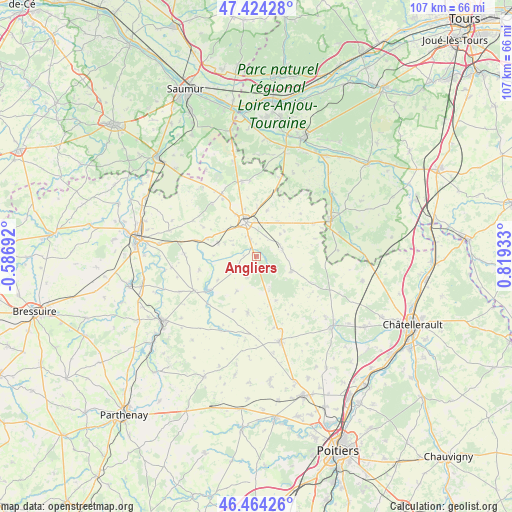 Angliers on map