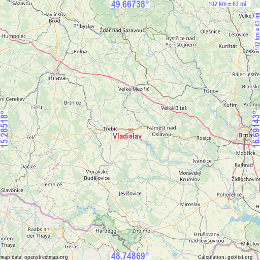 Vladislav on map