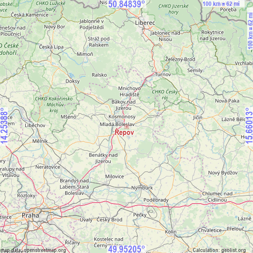 Řepov on map