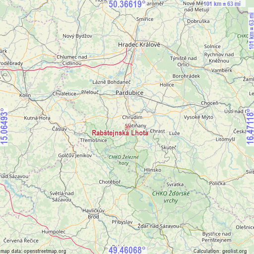 Rabštejnská Lhota on map