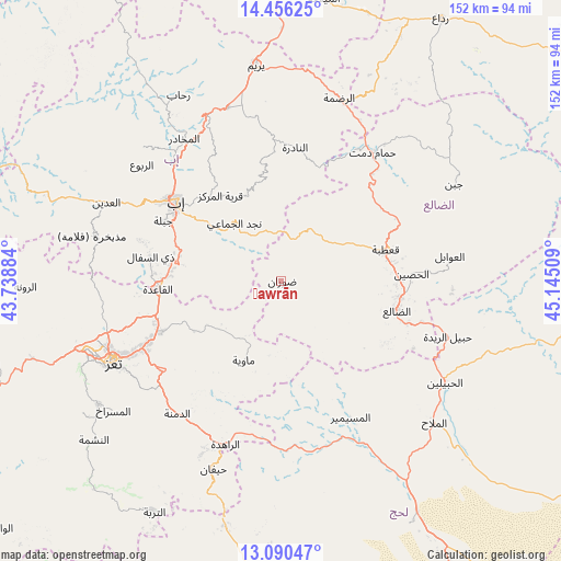Ḑawrān on map