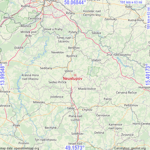 Neustupov on map