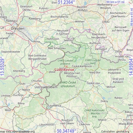 Ludvíkovice on map