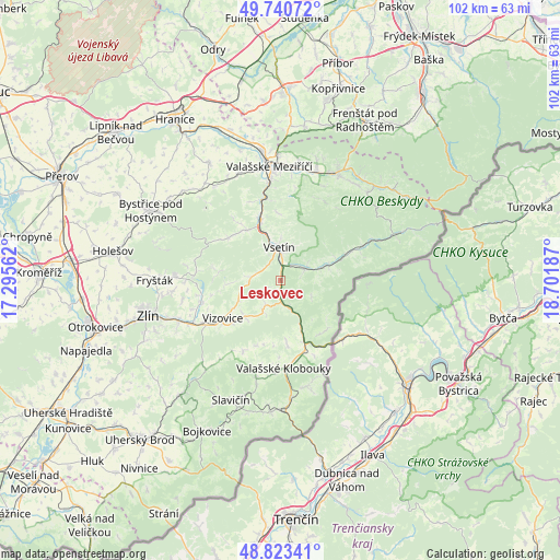 Leskovec on map