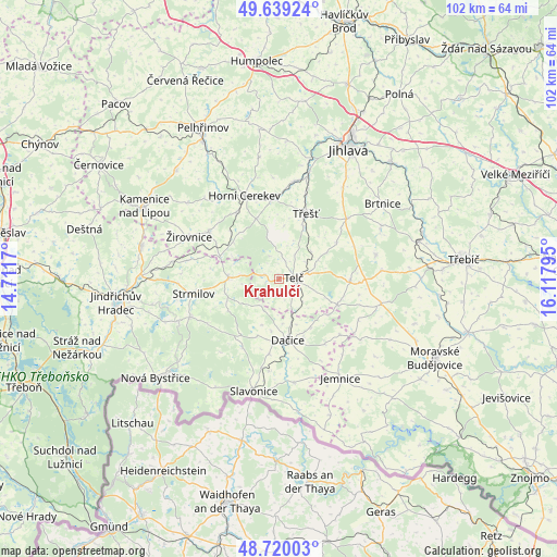 Krahulčí on map