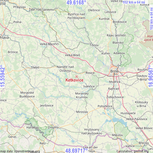 Ketkovice on map