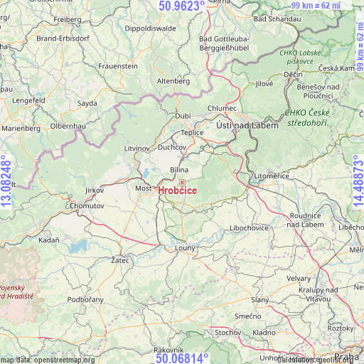 Hrobčice on map