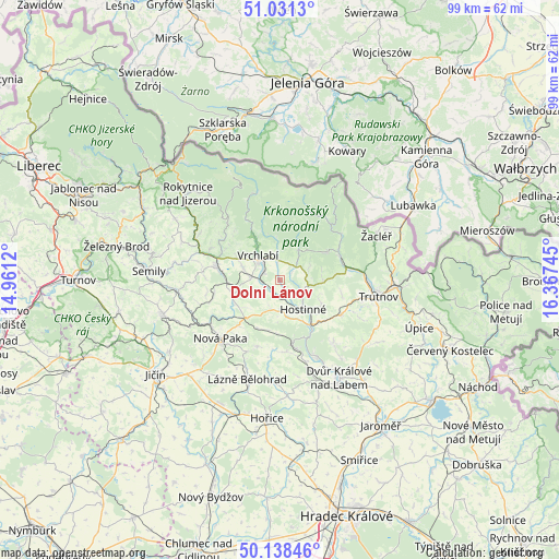 Dolní Lánov on map