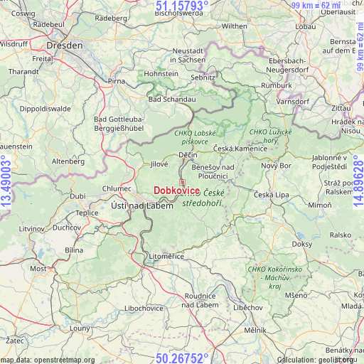 Dobkovice on map