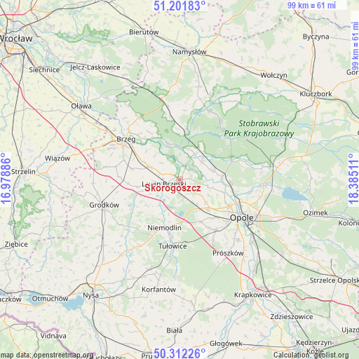 Skorogoszcz on map