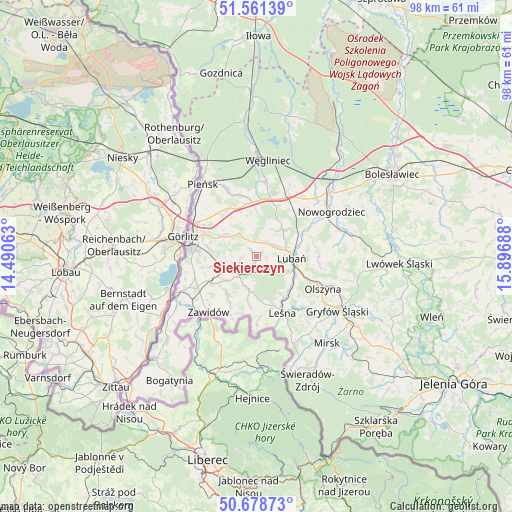 Siekierczyn on map