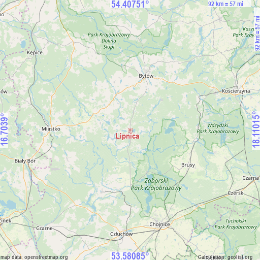 Lipnica on map