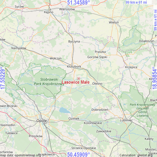 Lasowice Małe on map