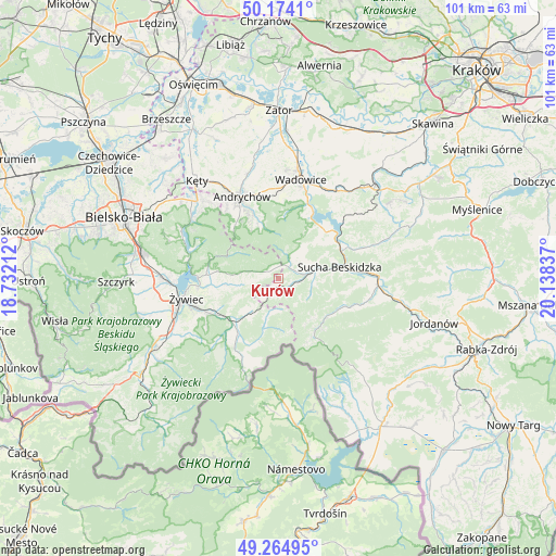 Kurów on map