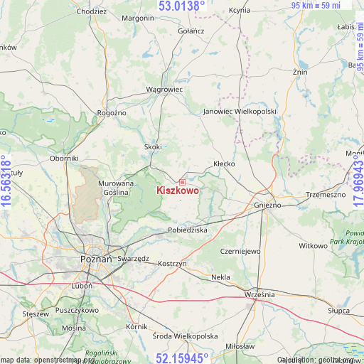 Kiszkowo on map