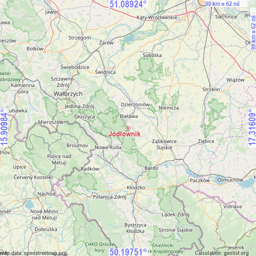 Jodłownik on map