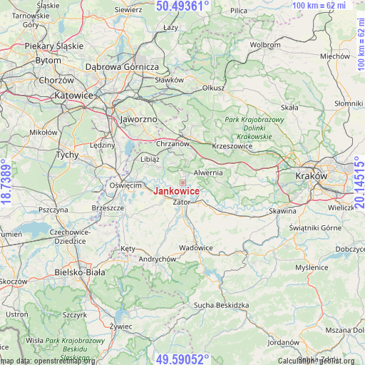 Jankowice on map