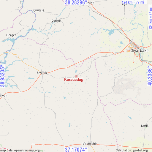 Karacadağ on map