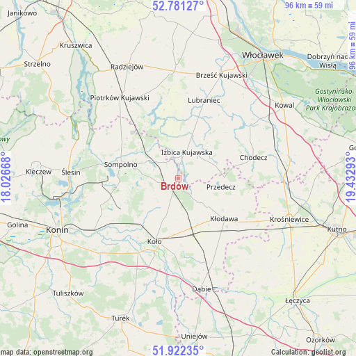 Brdów on map