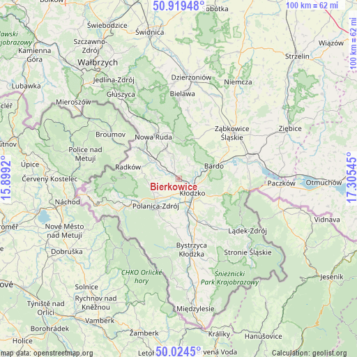 Bierkowice on map