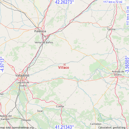 Villaco on map