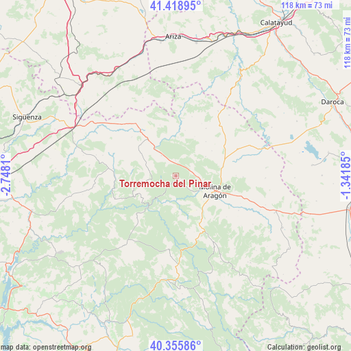 Torremocha del Pinar on map