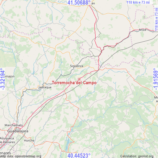 Torremocha del Campo on map