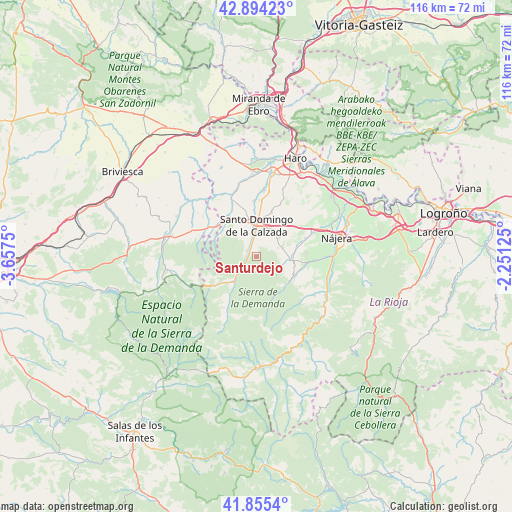 Santurdejo on map