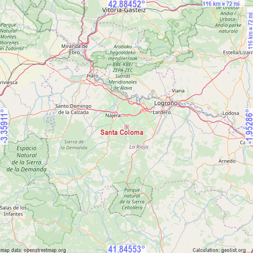 Santa Coloma on map