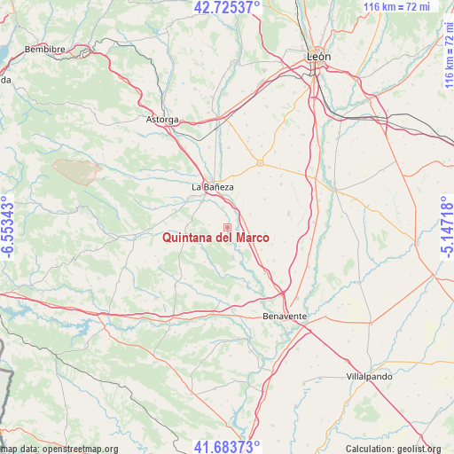 Quintana del Marco on map