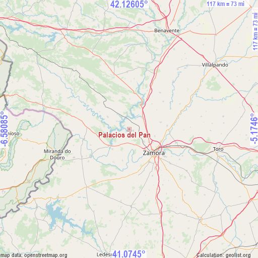 Palacios del Pan on map