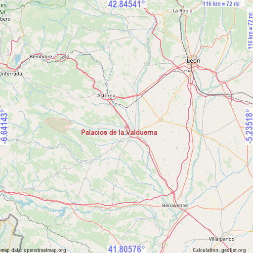 Palacios de la Valduerna on map